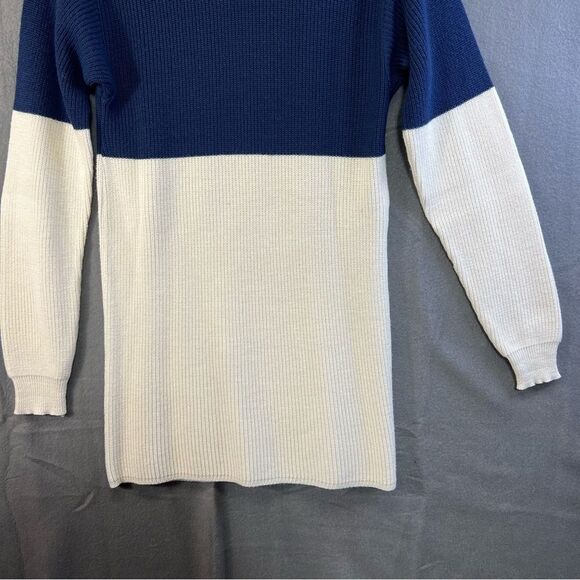 Vintage 1990s Linda Lundstrom Women’s Sz small turtleneck dress wool blend - Picture 4 of 16